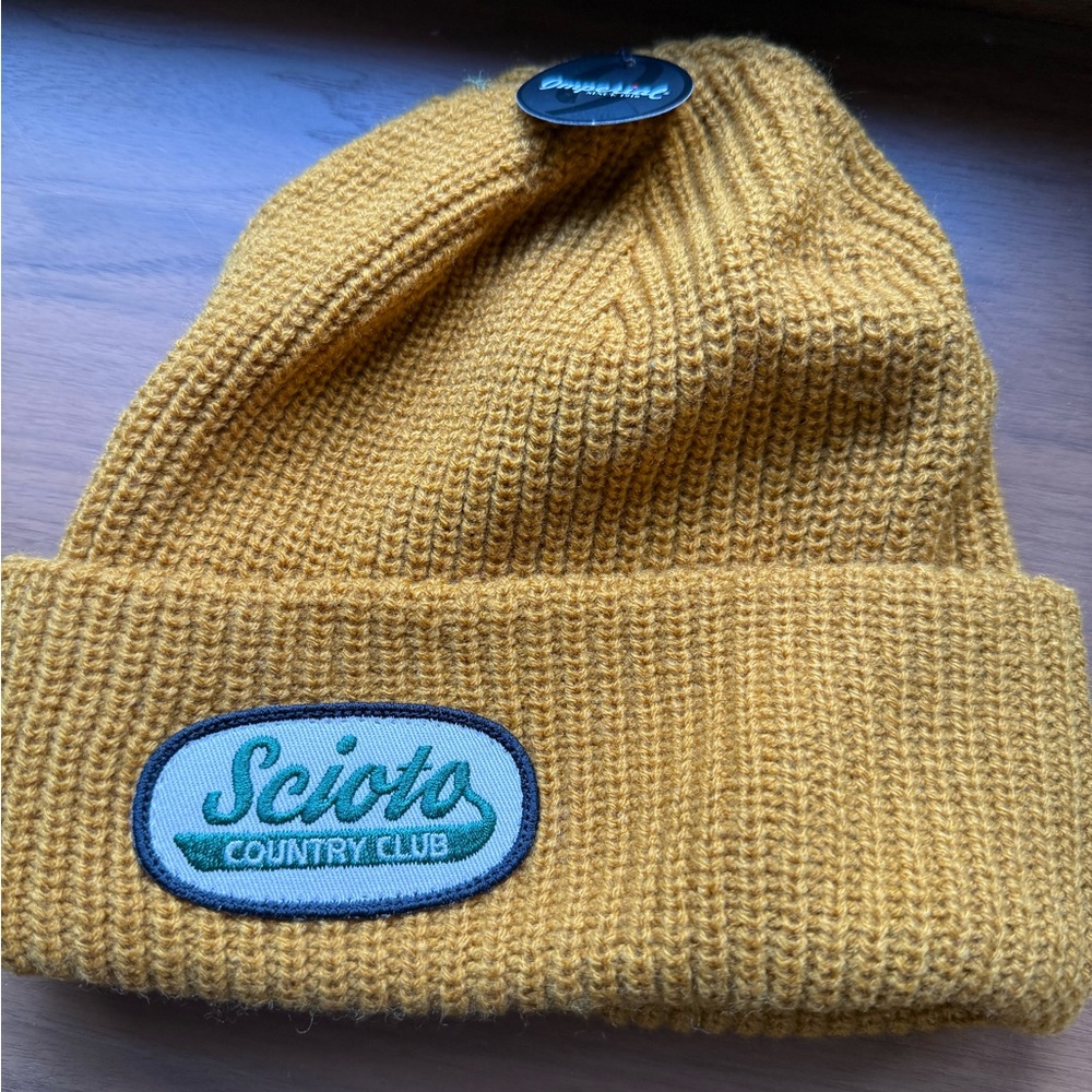 New Imperial Golf Beanie Stocking Hat Winter Scioto Country Club Columbus Ohio